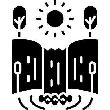 Bir kitabın vektör illüstrasyonu