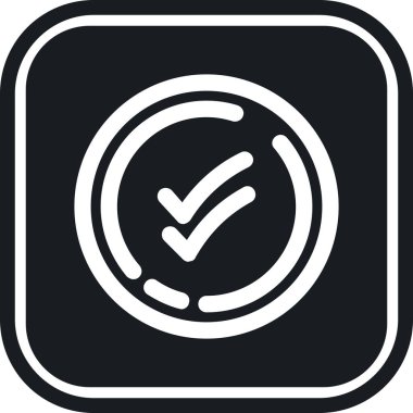 işaret simgesini işaretle, vektör illüstrasyonu