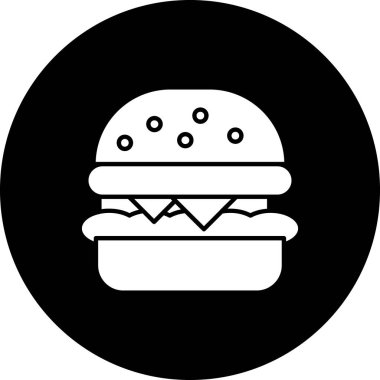 yiyecek ikonu vektör illüstrasyonu