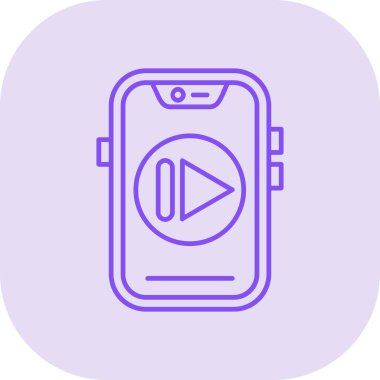 akıllı saat vektör simgesi modern basit tasarım illüstrasyonu