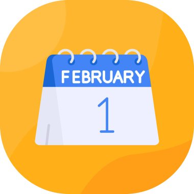 Takvim simgesi vektör illüstrasyonu