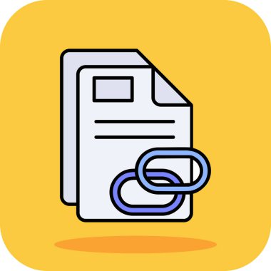 Bağlantı simgesi vektör illüstrasyonu 