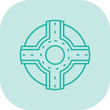 Modern simgenin vektör illüstrasyonu