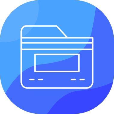 Dosya. Web simgesi basit illüstrasyon