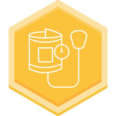 Bardak. Web simgesi basit illüstrasyon