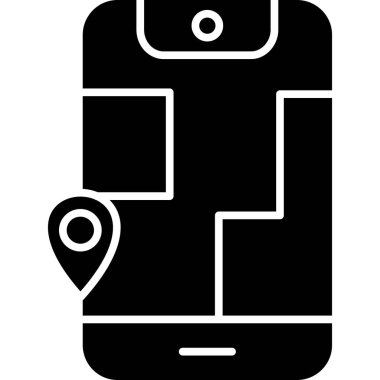 akıllı telefon simgesi vektör illüstrasyonu