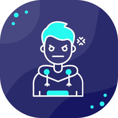 Cadılar Bayramı simgesindeki insanların vektör illüstrasyonu