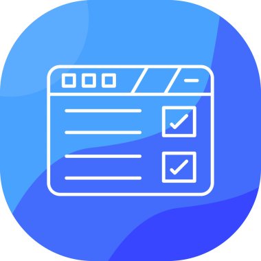 Pano. Web simgesi basit illüstrasyon