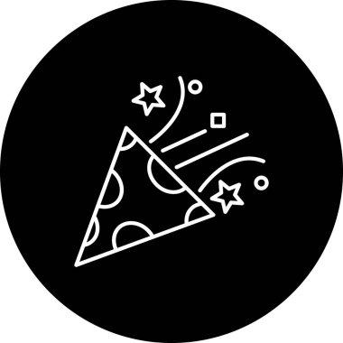 Modern yiyecek simgesinin vektör çizimi