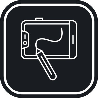 Modern simgenin vektör illüstrasyonu