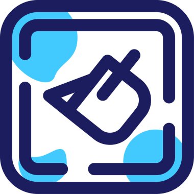 Yunan simgesinin bir haritasının vektör illüstrasyonu