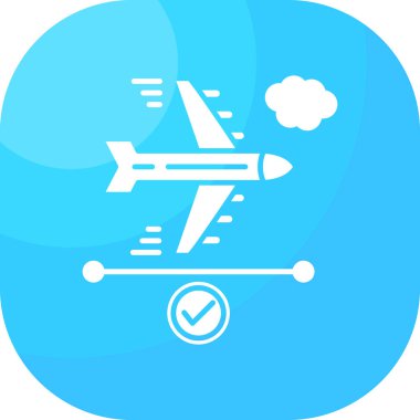 Uçak. Web simgesi basit illüstrasyon