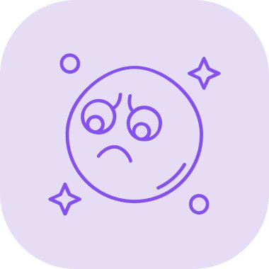 ağlayan emoji renk simgesi, vektör, illüstrasyon