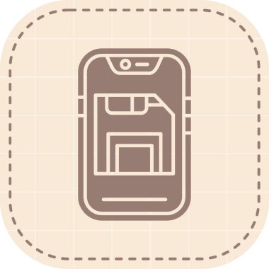 Modern b 'nin vektör illüstrasyonu eksik simgesi