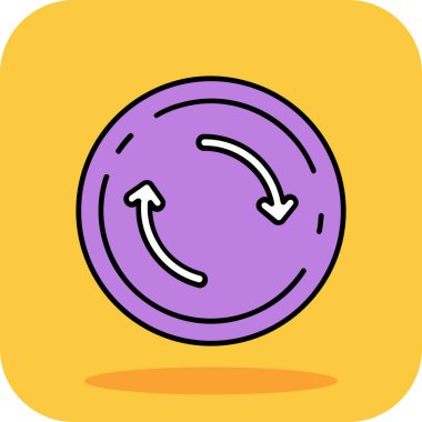 Eğilim biçimi izole edilmiş arkaplanda ok simgesi