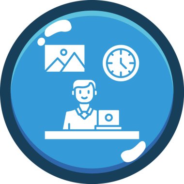 Kolayca düzenleyebilen veya düzenleyebilen Bilgisayar Vektörü simgesi