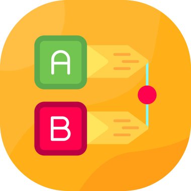 Diyagram web simgesi, vektör çizim