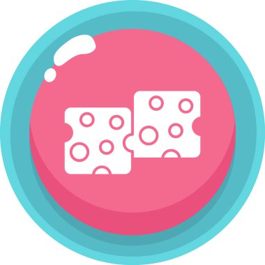 Şeker ikonu vektör illüstrasyonu