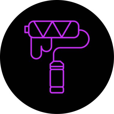 Benzin istasyonu simgesinin vektör illüstrasyonu