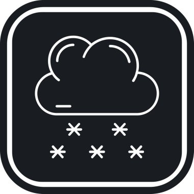 Bulut. Web simgesi basit illüstrasyon