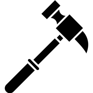 Çekiç ağı simgesi, vektör illüstrasyonu