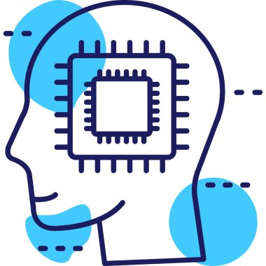 Yapay zeka robot simgesi