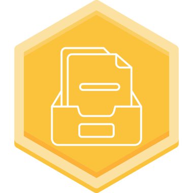 Dosya. Web simgesi basit illüstrasyon