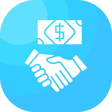 Dolar işareti vektör simgesi