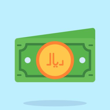 Bir banknotun vektör illüstrasyonu