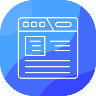 Web tasarım ikonu vektör illüstrasyonu