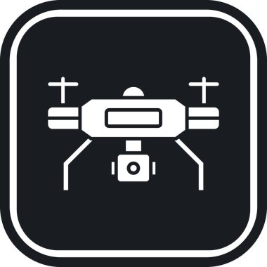 vektör drone simgesi, vektör illüstrasyonu