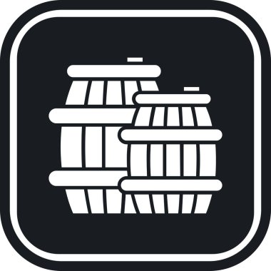 Bira varil simgesi, basit tarzı