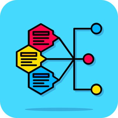 ağ paylaşım simgesi çizimi