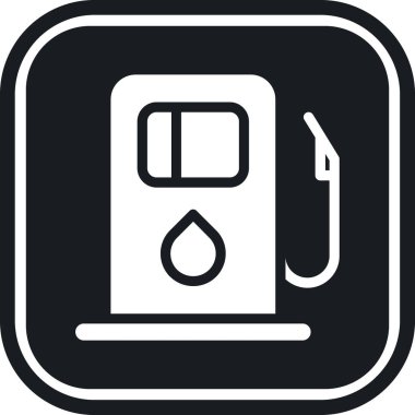 Yakıt istasyonu simgesi taslak biçiminde