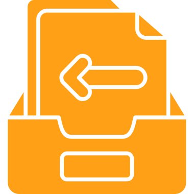 Dosya. Web simgesi basit illüstrasyon