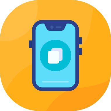 cep telefonu ikonu vektör illüstrasyonu