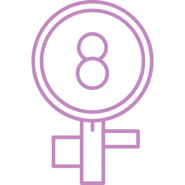 Sekiz numaralı kadın işareti.