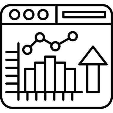 grafik simgesi, vektör illüstrasyonu