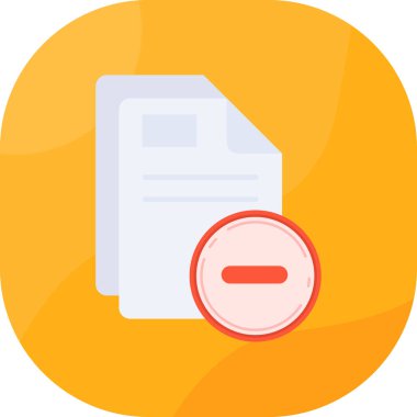 belge dosya dizin simgesi düz biçimli