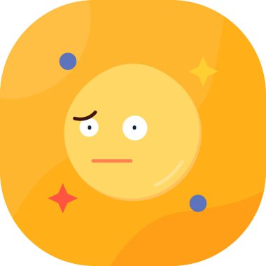 Cadılar Bayramı simgesi için emojinin vektör illüstrasyonu