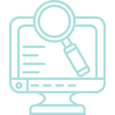 Ara. Web simgesi basit illüstrasyon