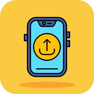 Cep telefonu. Basit resimleme