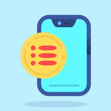 Bozuk para simgesi ile mobil ödeme