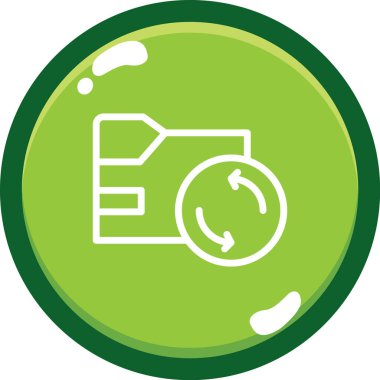 Modern simgenin vektör illüstrasyonu