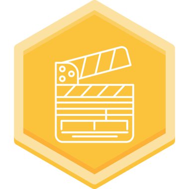 Film simgesinin vektör illüstrasyonu