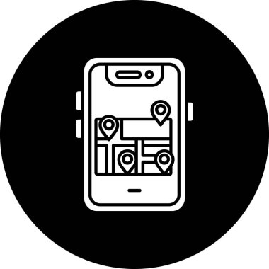 mobil uygulama vektör çizimi