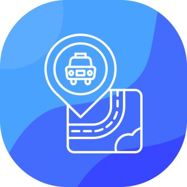 Harita yeri. Basit tasarım