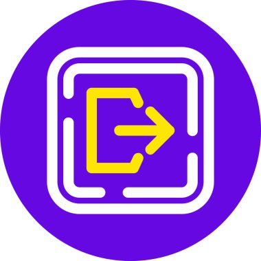 Yol işaretinin vektör illüstrasyonu