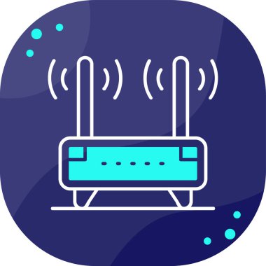 Yönlendirici. Web simgesi basit illüstrasyon