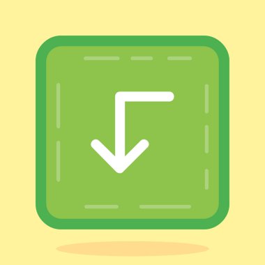 Ok simgesi. Vektör konsept illüstrasyon tasarımı için.